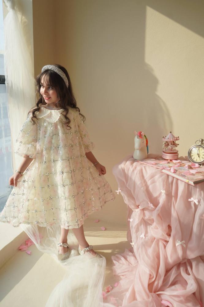 Girls' Eid dress without waist