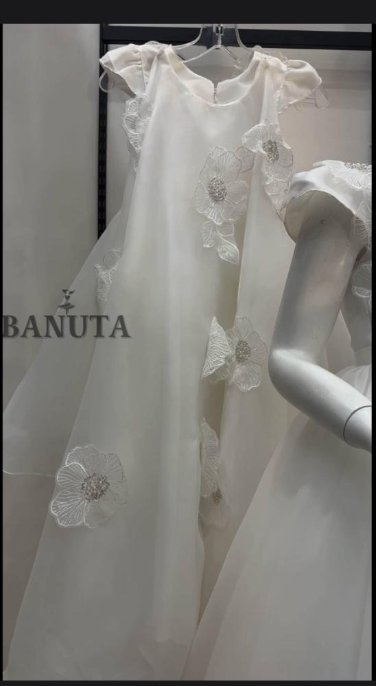 Queen's dress with a movable veil