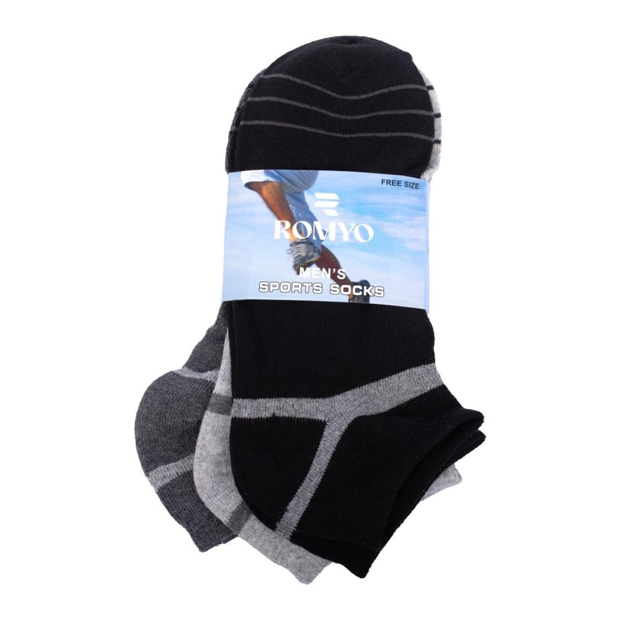 طقم جوراب رجالي ربع صيفي -Romyo