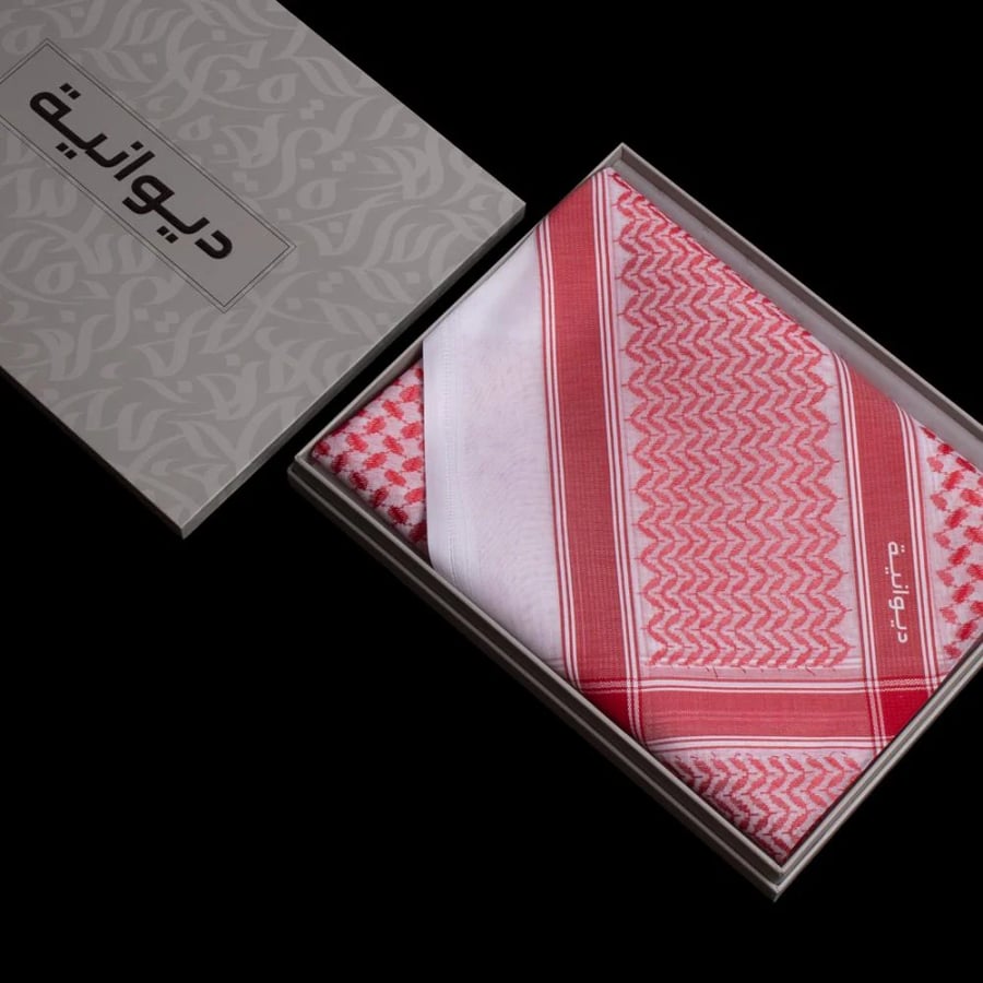 شماغ احمر رجالى ديوانيةDR-26008_R