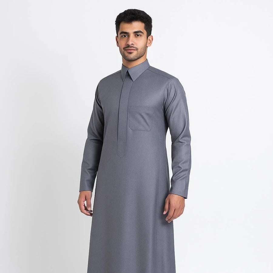 ثوب رجالي شتوي سحاب قلاب - الأصيل 2