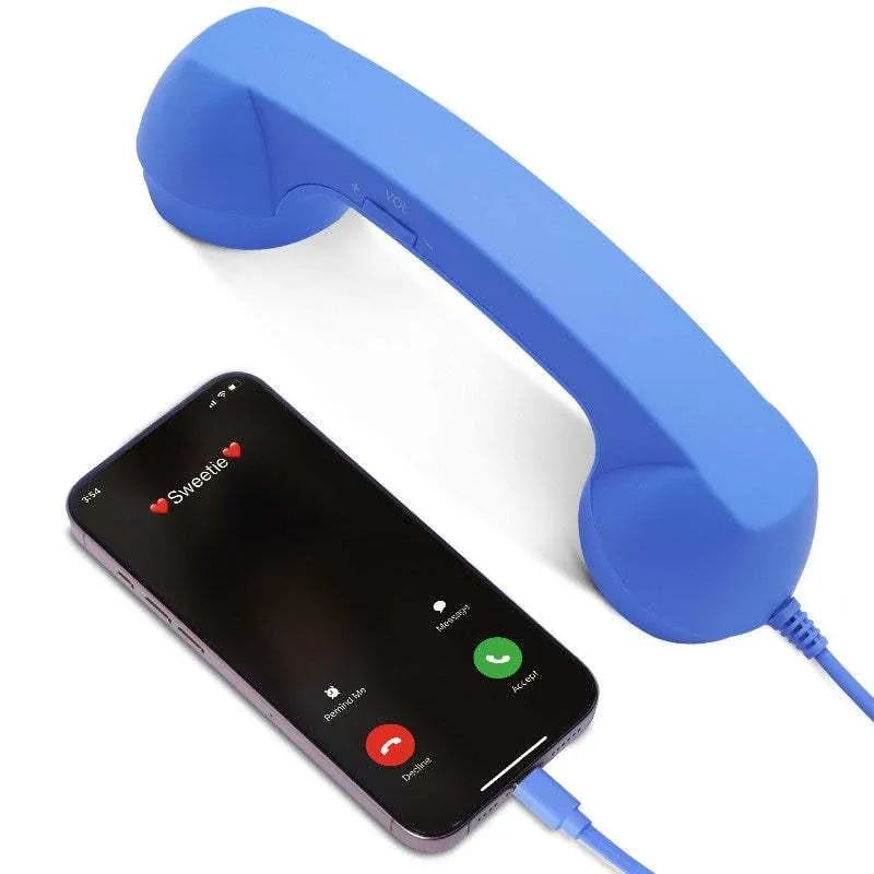سماعة Retro Phone كلاسيكية للهواتف الذكية بمنفذ تايبسي