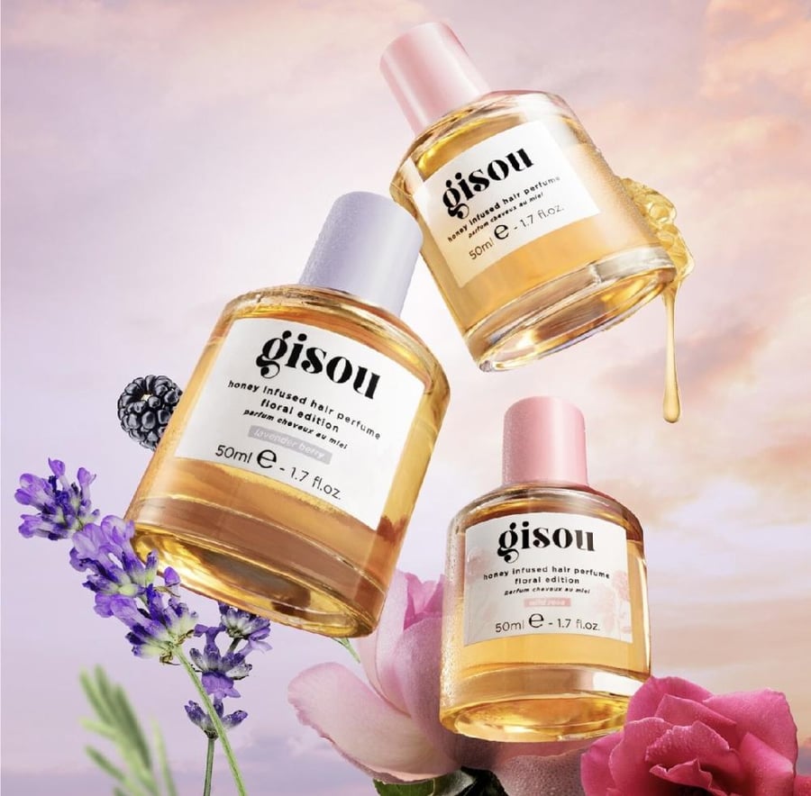 عطور الشعر المشبعة بالعسل الثلاثية