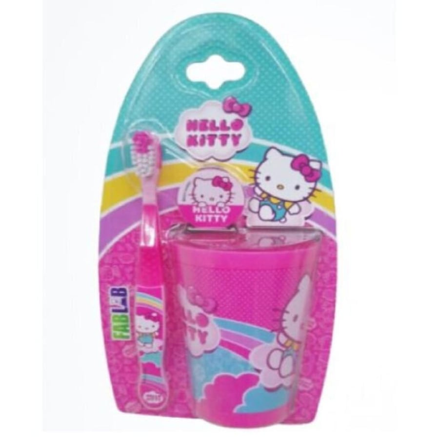 Nickelodeon children's toothbrush Hello Kitty with cover and cup