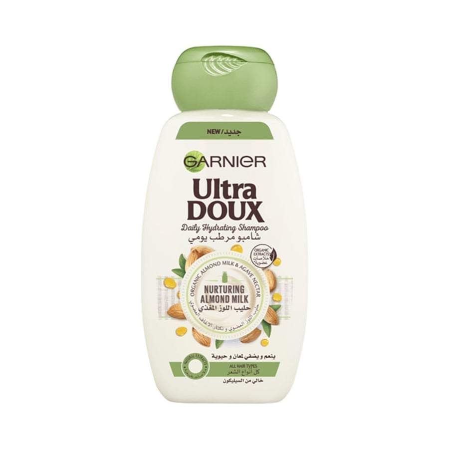 Garnier hair shampoo 400 ml Ultra Dox nourishing almond milk