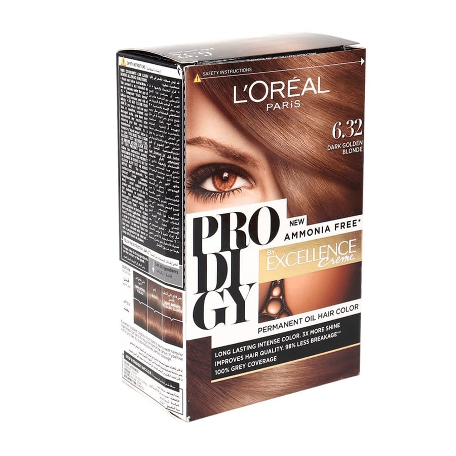 L'Oréal hair dye Prodigy 6.32 dark blonde gold