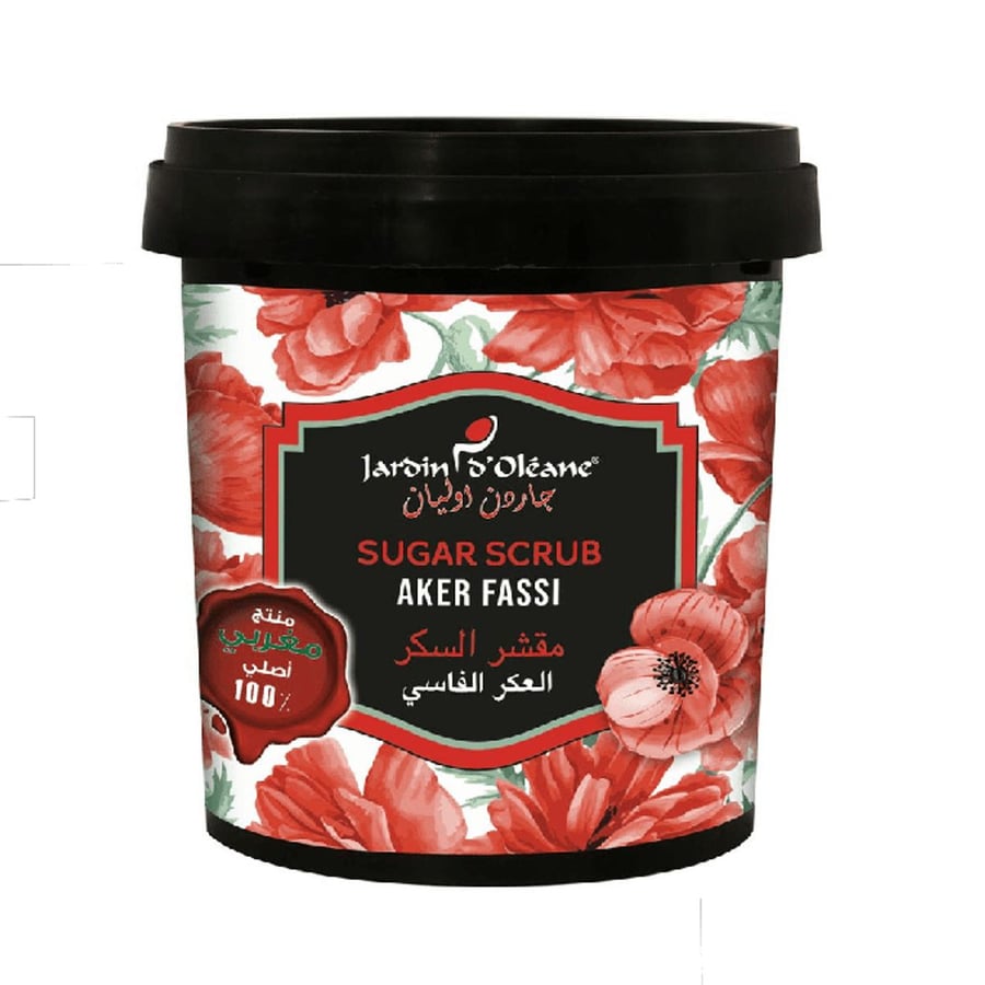 Garden Olayan Sugar Scrub 600 grams with Al-Akar Al-Fasi