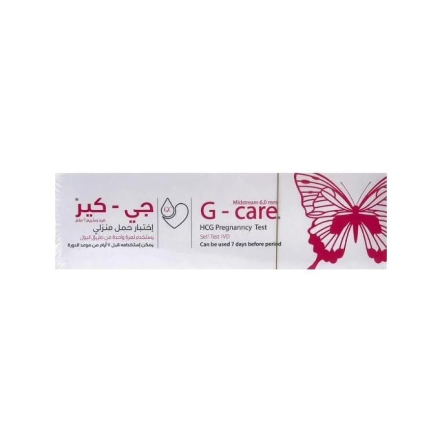G-Care home pregnancy test 6 mm Midstream