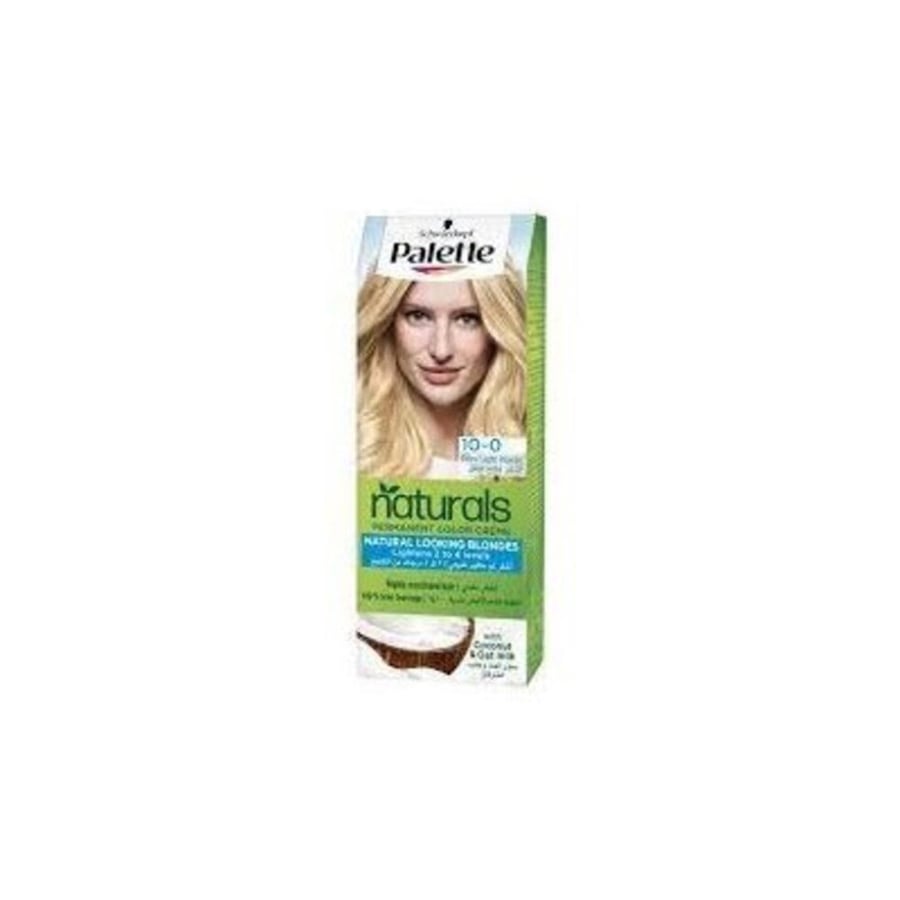 Natural Colors hair dye palette 10.0 light blonde ultra