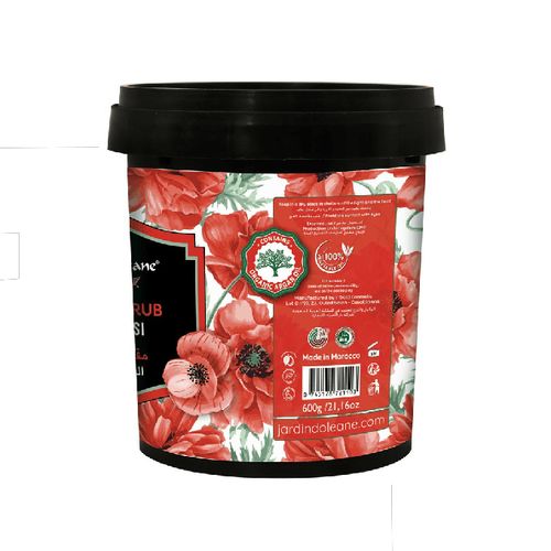 Garden Olayan Sugar Scrub 600 grams with Al-Akar Al-Fasi