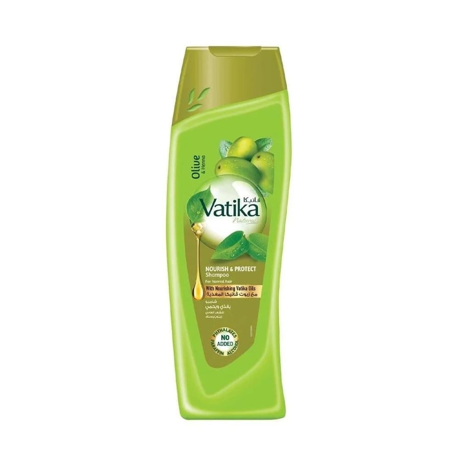 Vatica shampoo 400ml/350ml nourishes and protects with olive and henna