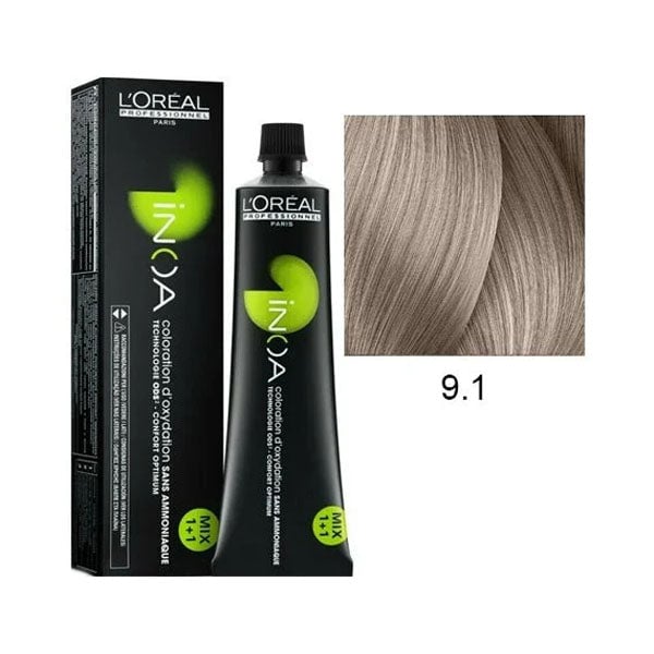 L'Oréal Professionnel ammonia-free dye 60 grams color 9.1