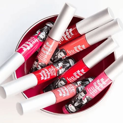 The Balm Rouge liquid lipstick, Mett Matt Hughes, brilliant