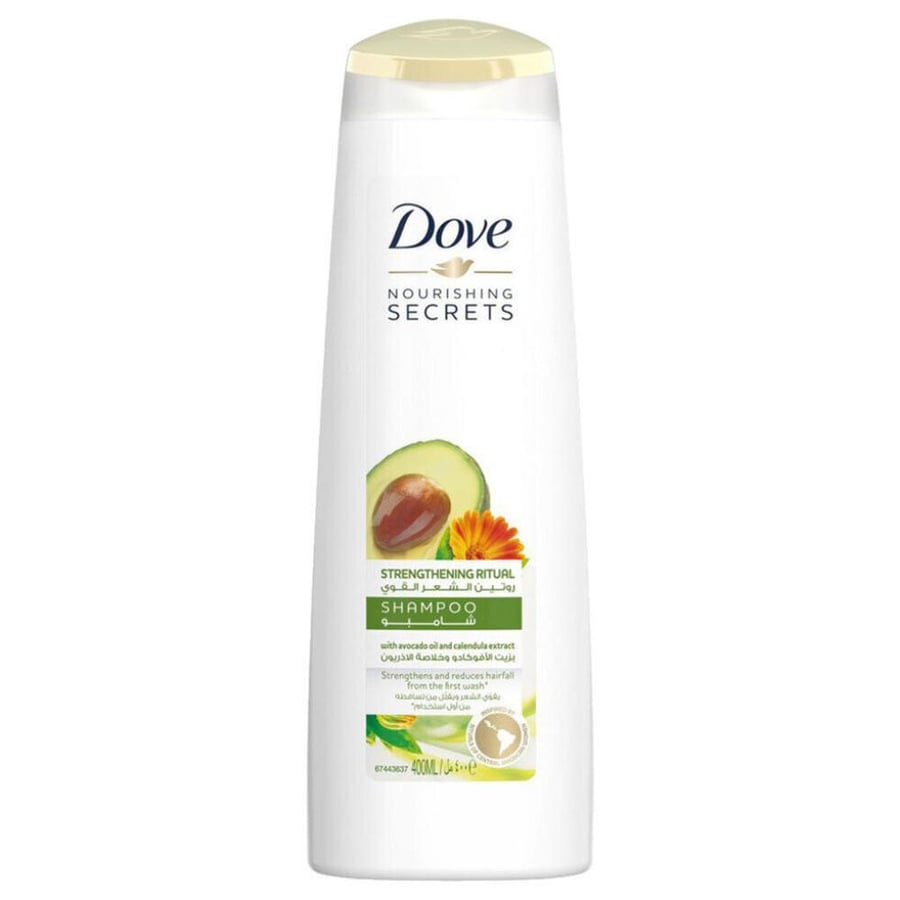 Dove hair shampoo 400 ml avocado oil and adryon extract