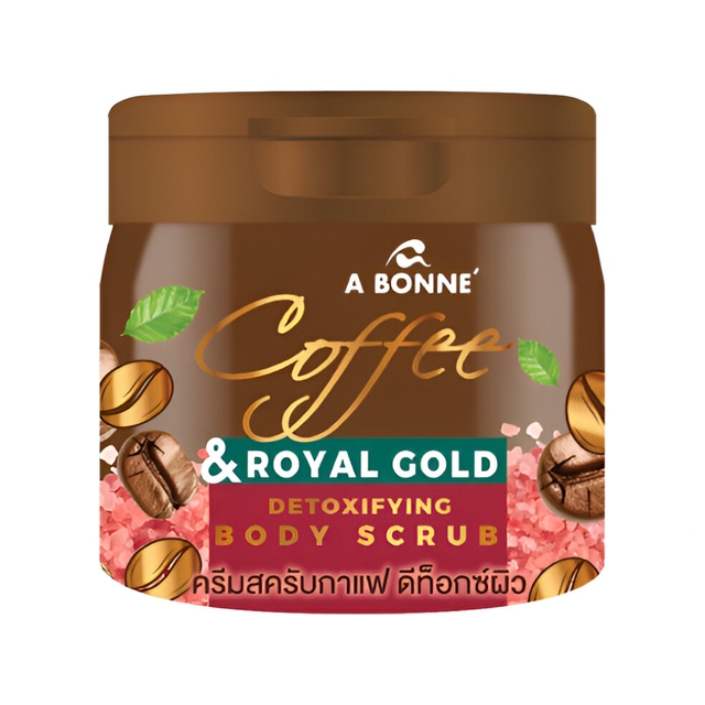 Aboon exfoliant 250 grams with coffee and royal gold