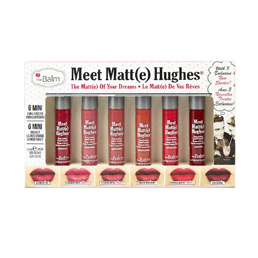 This balm lip set 6 pieces Meet Matt Hughes liquid 12