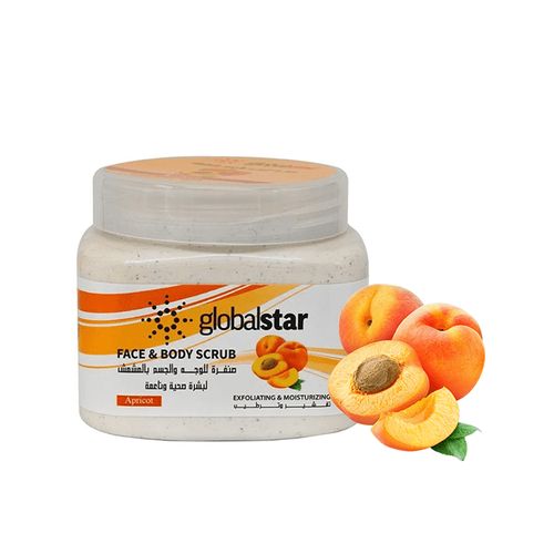 Global Star face and body scrub 500 ml with apricot