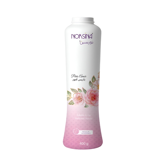 Noursina body fragrant powder 400 grams Paris Amour