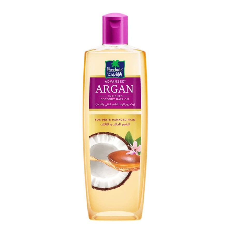 Parachute hair oil 300 ml with coconut oil rich in argan