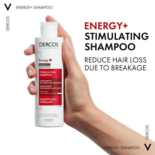 Vichy Dercos Shampoo 200 ml Energizing for hair loss red