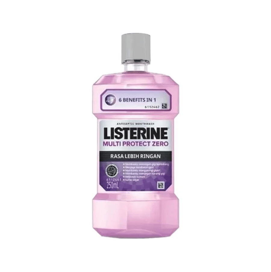 Listerine mouthwash 250ml multi-protection zero - imported