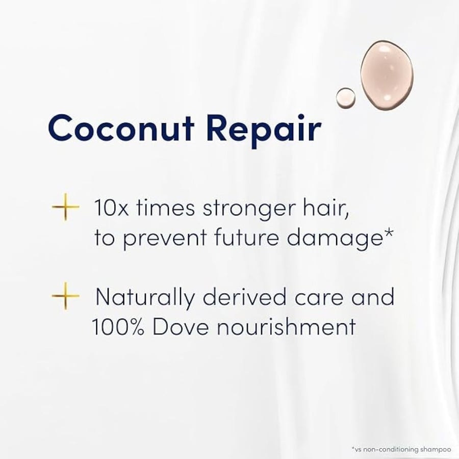 Dove Balm 350 ml / 340 ml Coconut Repair for Damaged Hair