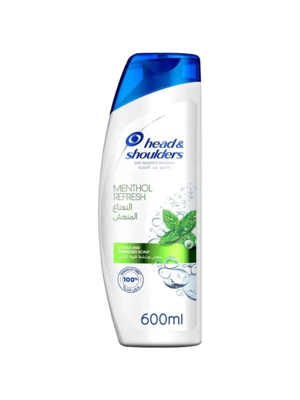 Head and Shoulders refreshing mint shampoo 600ml