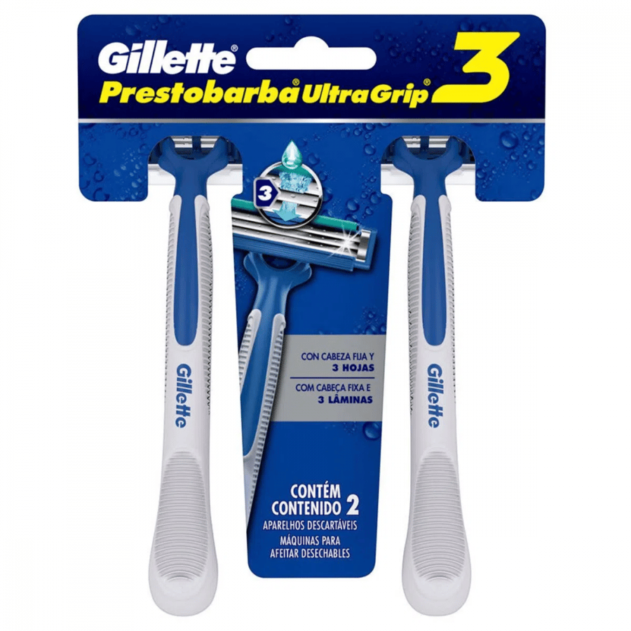 Gillette shaving machine blue 3 simple 1*24 pieces - excellent grip