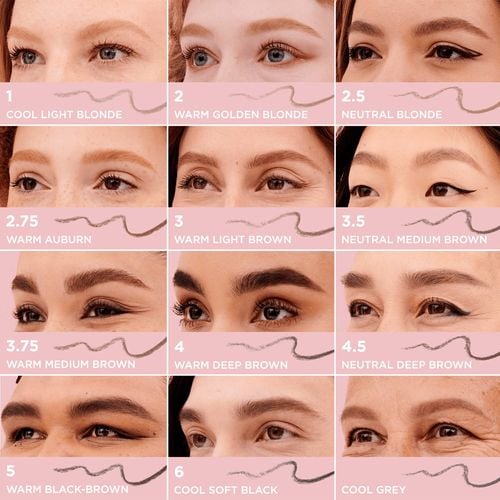 Jimmy Bro eyebrow pencil 05 defining and thickening brown warm black
