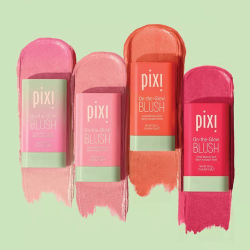 Pixie red blush stick 19 grams on the glow floral