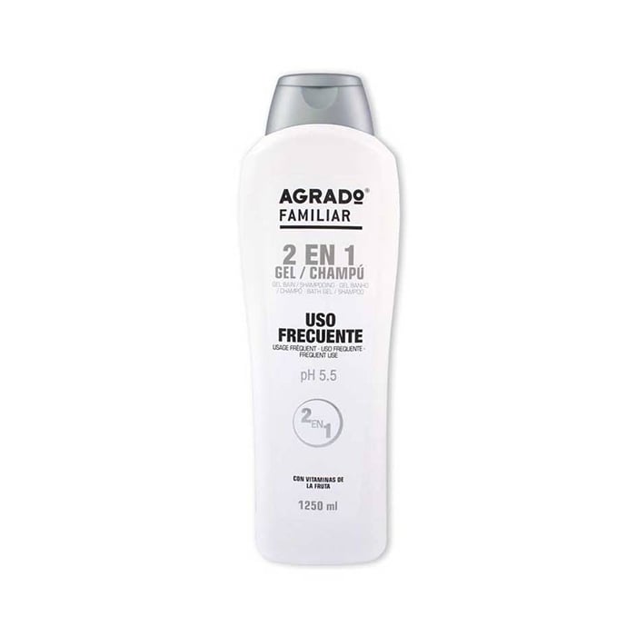 Agadro Shampoo and Body Wash 1250 ml for family use