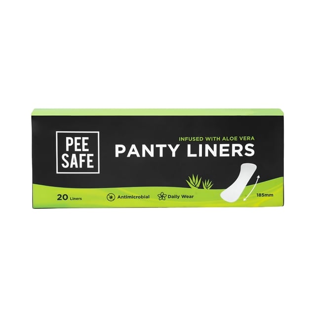 B. Safe daily pads 20 pads saturated with aloe vera length 185 mm
