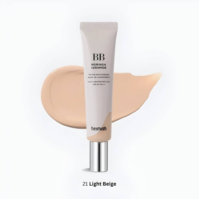 Himish BB Cream Ceramide Moringa with SPF 30 Light Beige