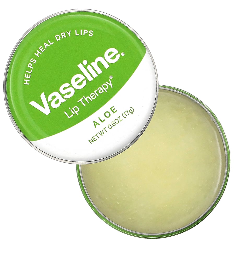 Vaseline lip moisturizer 20g green aloe vera English