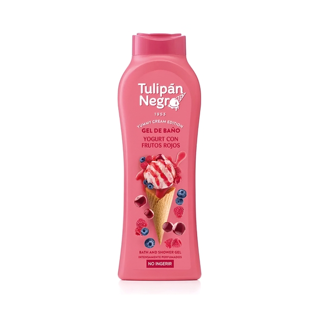 Tulipan Negro Gel Shower 650 ml Yogurt Red Fruits and Berries