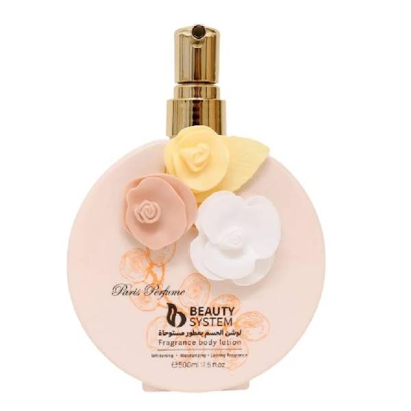 Beauty System body lotion 500 ml with fragrances inspired by peach