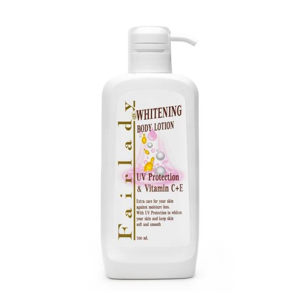 Fairlyday body lotion 700 ml for whitening and lightening the body with protection from sun rays
