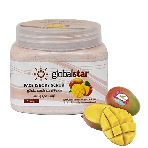 Global Star face and body scrub 500 ml with mango