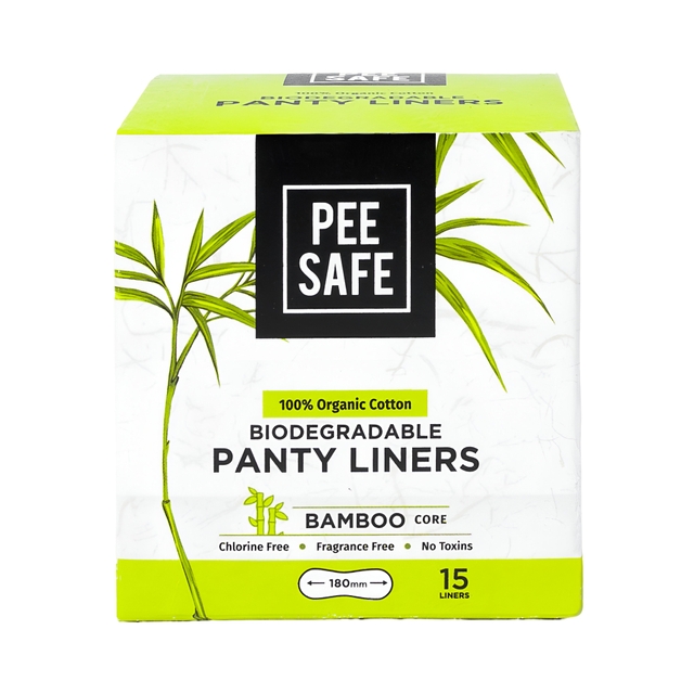B Seif daily pads 15 pads 100% organic cotton and bamboo pulp antibacterial