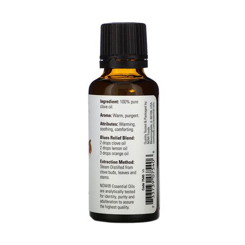 Now 30 ml oil with clove
