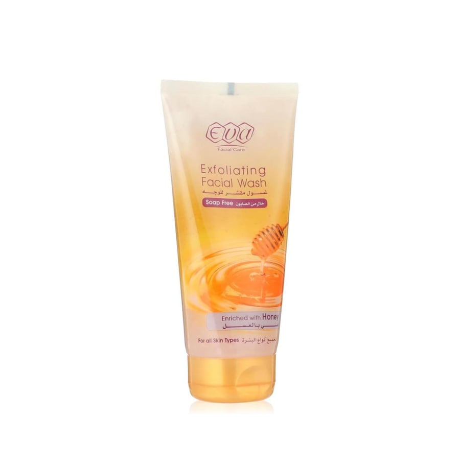 Eva facial cleanser 150 ml exfoliating soap-free with honey for all skin types