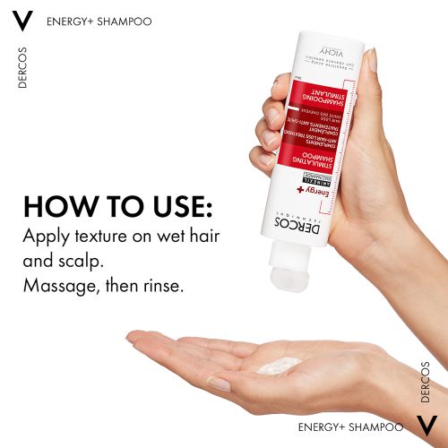 Vichy Dercos Shampoo 200 ml Energizing for hair loss red