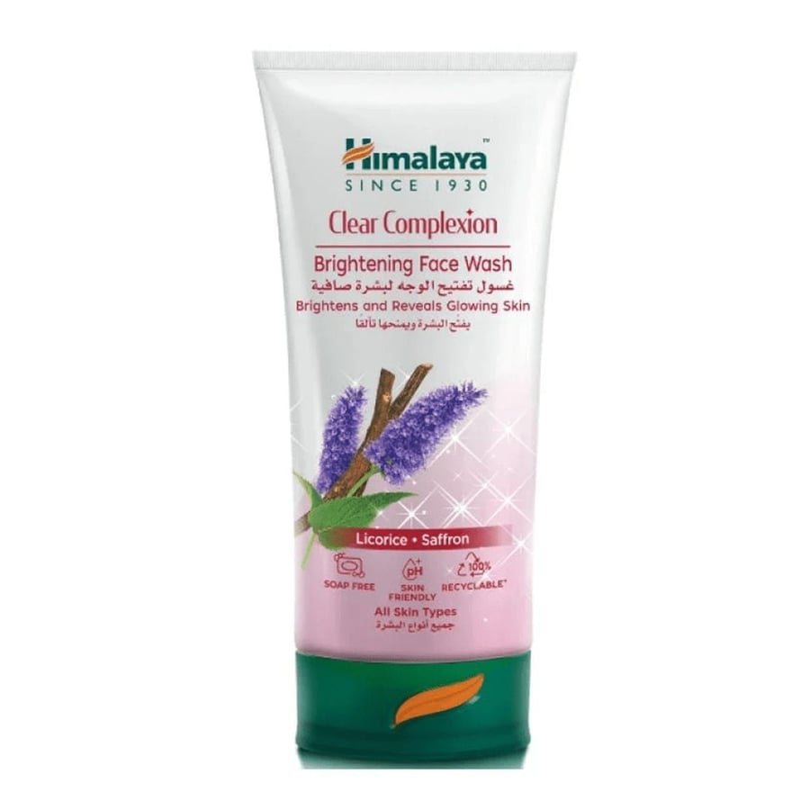 Himalaya Face Wash 150 ml Brightening with Saffron and Licorice