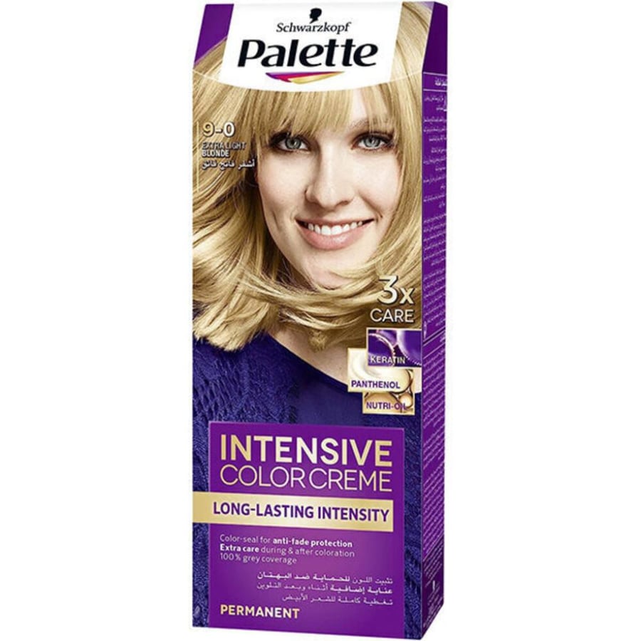 Intensive hair dye palette 9.0 light blonde super