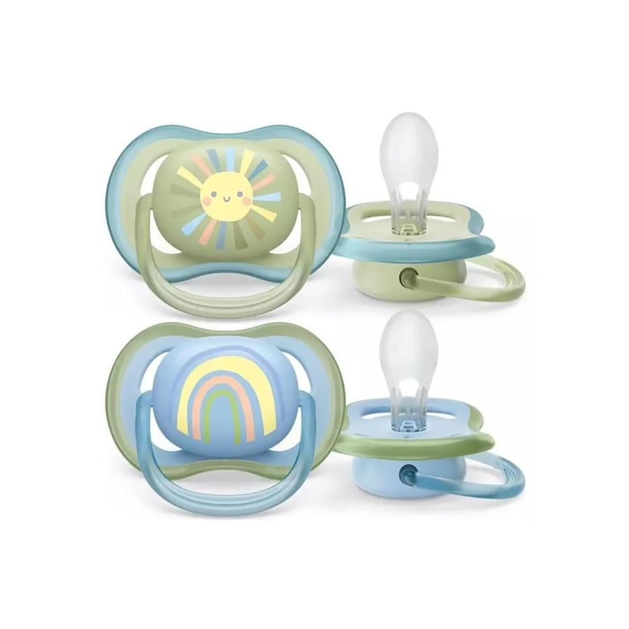 Philips Avent baby high chair 2 pieces Ultra Air SCF085/58 blue and green from age 0 to 6 months