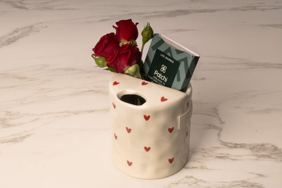 Coffee cup with Patchi chocolate and Word Baby Gori – from Ikabana Flowers