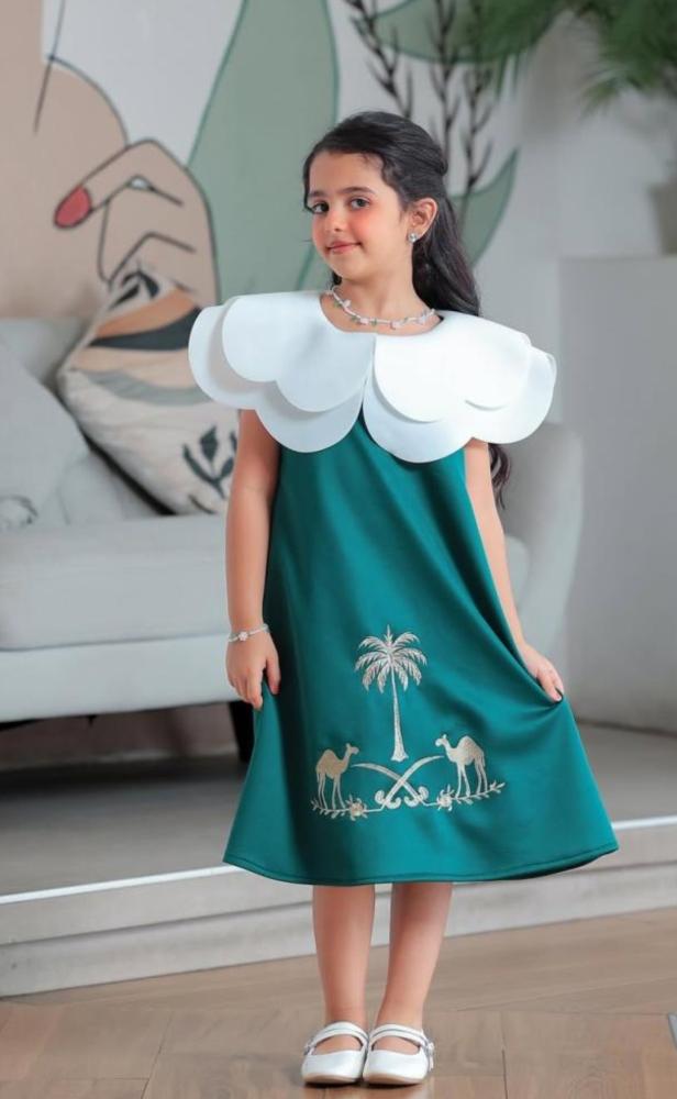 فستان اليوم الوطني انيق