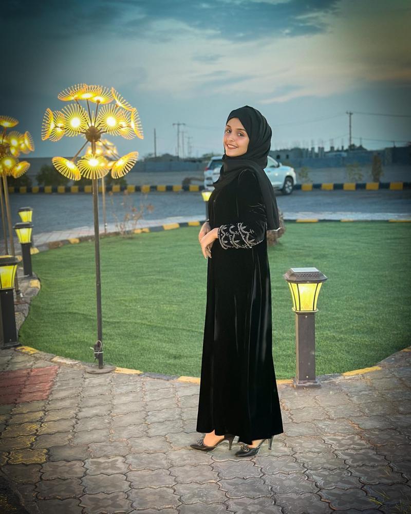 عباية وجد مخمل شتوي