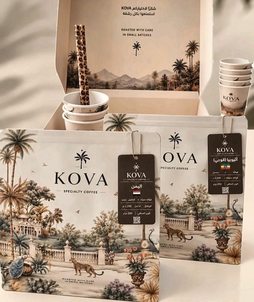 بوكس KOVA - أثيوبي 250g - يمني 250g ☕️