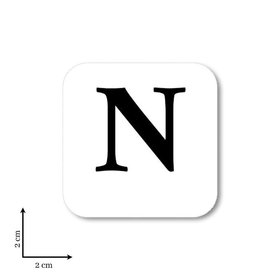 ستيكر حرف N